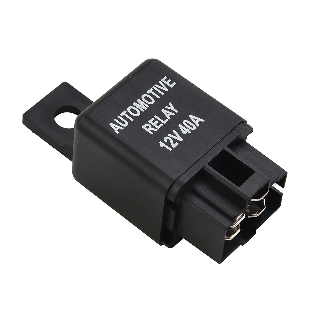 

12V 40A Car Automotive Van Boat Bike 4 Pin SPST Alarm Relay HID Lights Doors Trunks Strobes Car Electronics Accessories