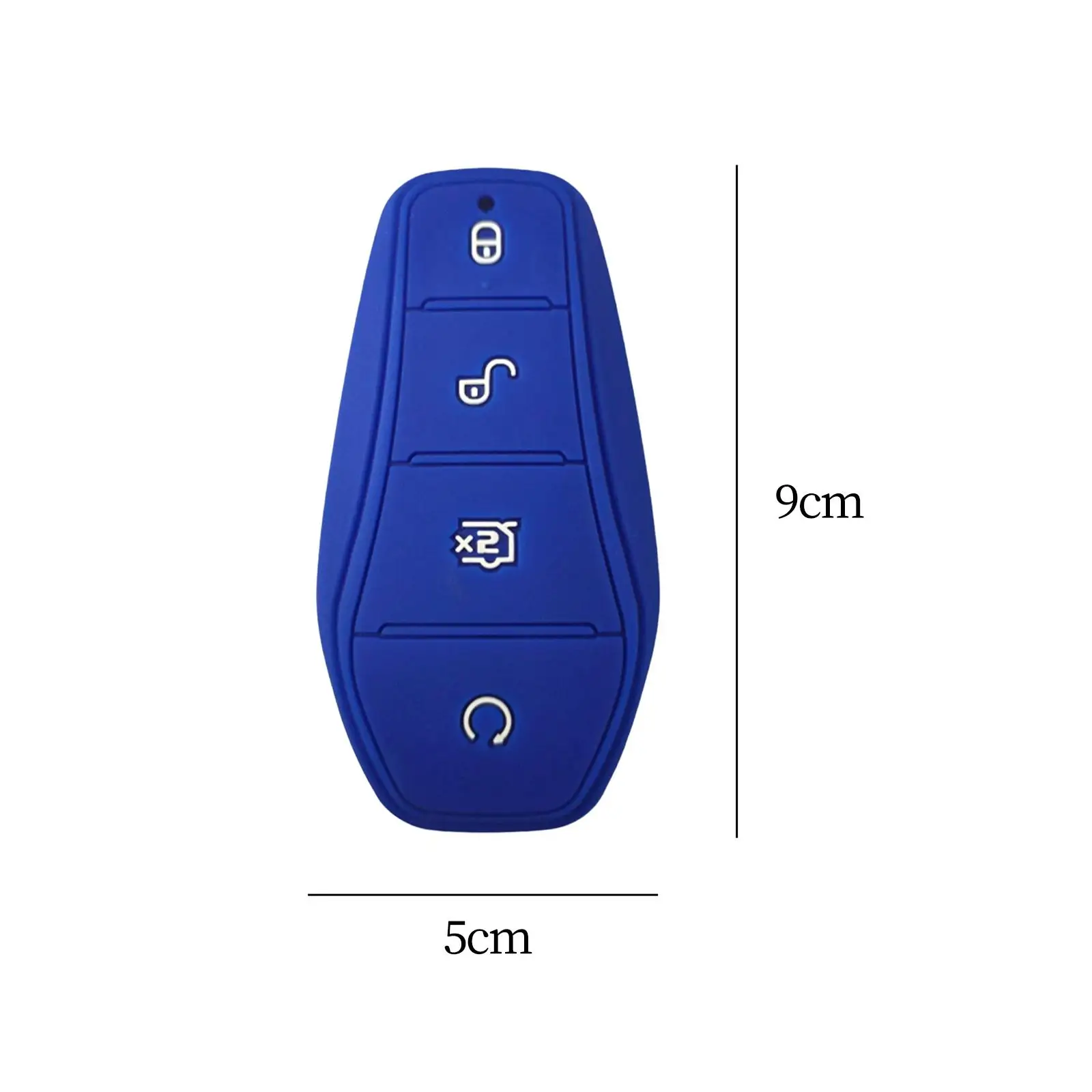Silicone Car Key Case Cover with Luminous Effect Full Cover for BYD Atto 3 Key Fob Accessories