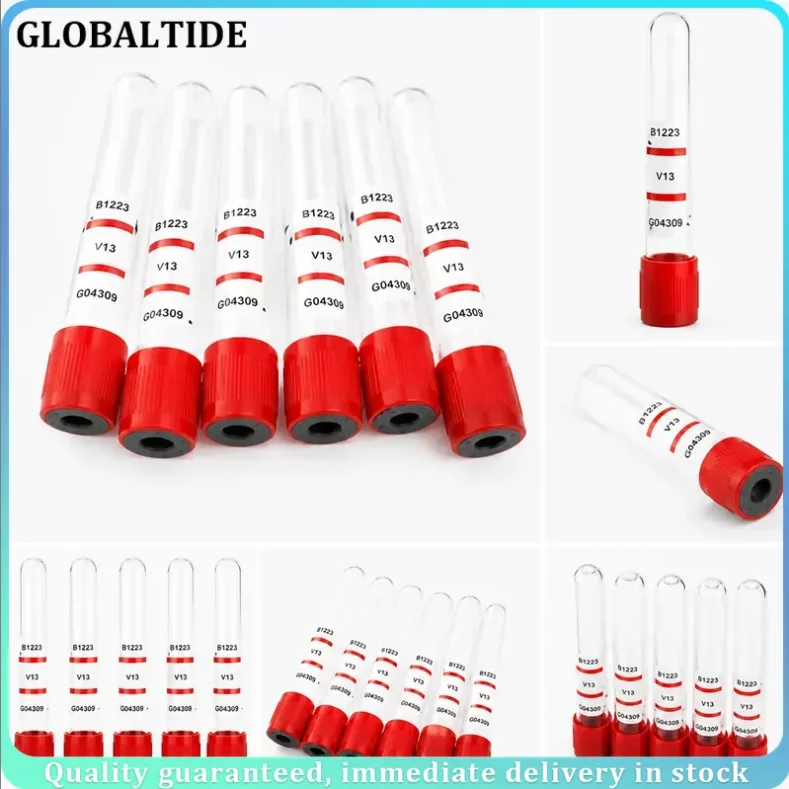 100pcs 10ml PRF Tubes No Additive Vacutainer Blood Collection Tube for Veterinary Lab Supplies High Density Search Keywords