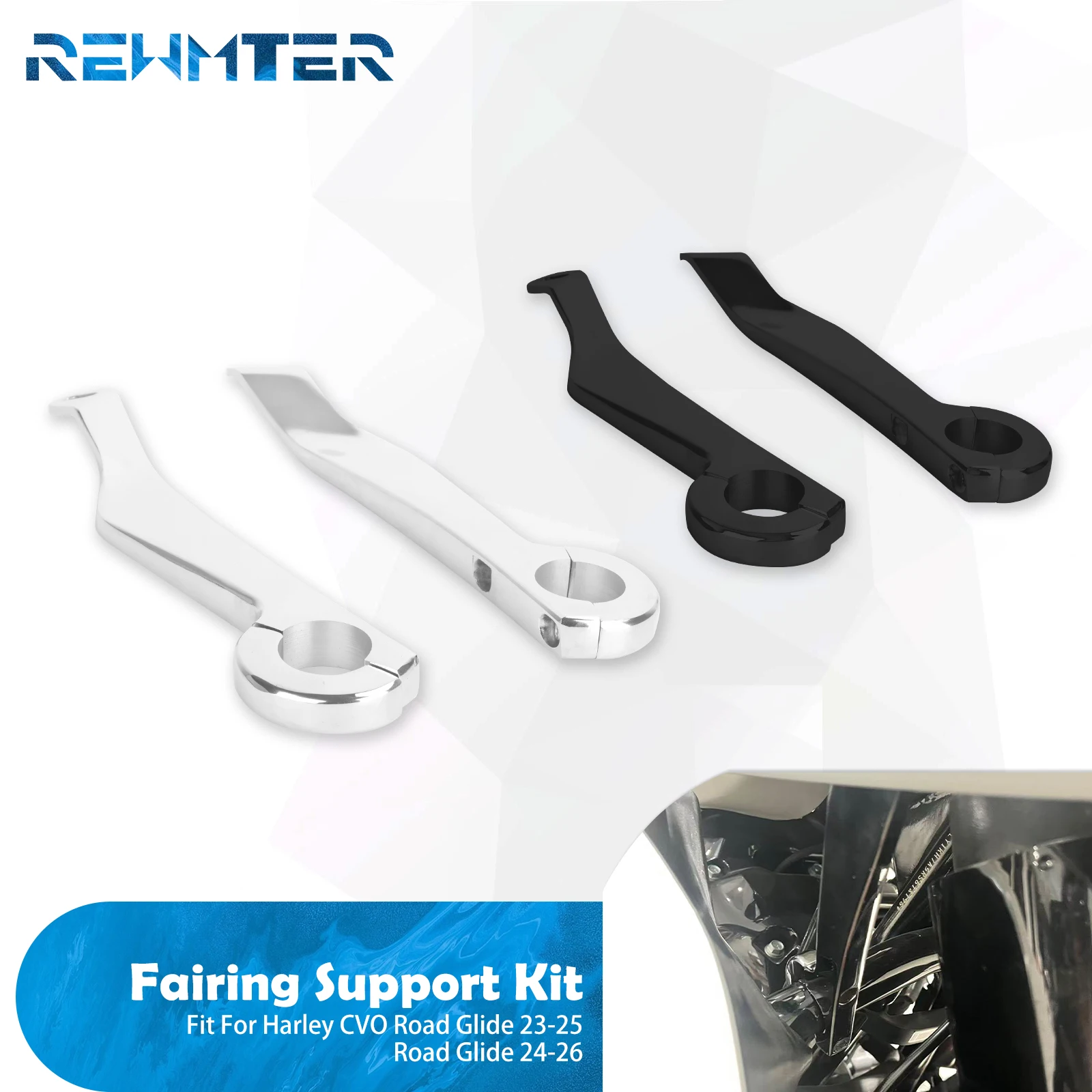 

Motorcycle Fairing Support Kit Engine Guard Lowers Mounting Bracket For Harley Touring Road Glide FLTRXSE 23-Up FLTRX 24-later