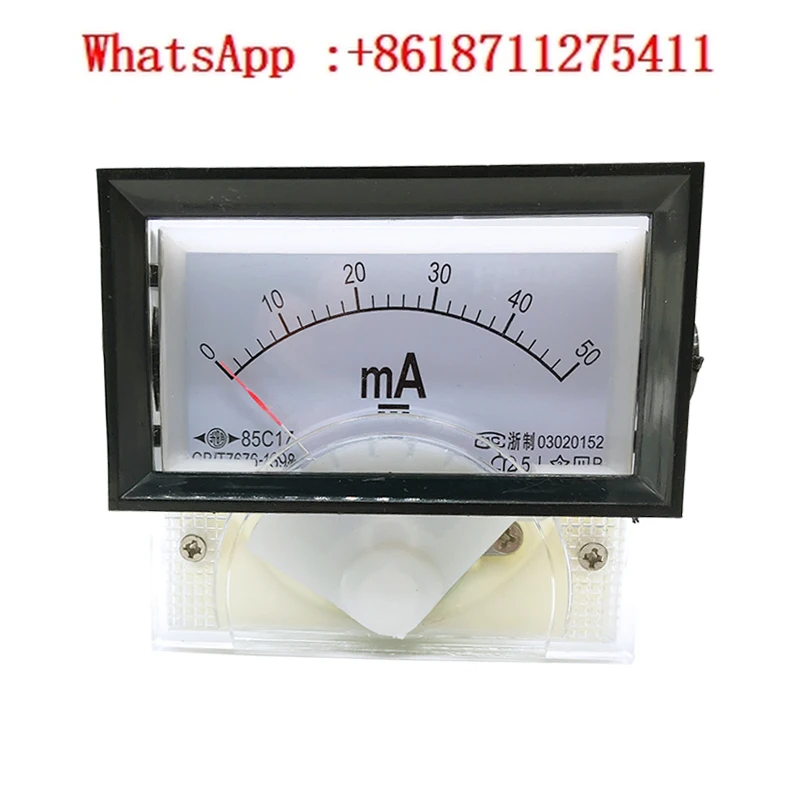 3pcs Laser cutting machine ammeter DC 3050mA power engraving laser tube display current power accessory pointer