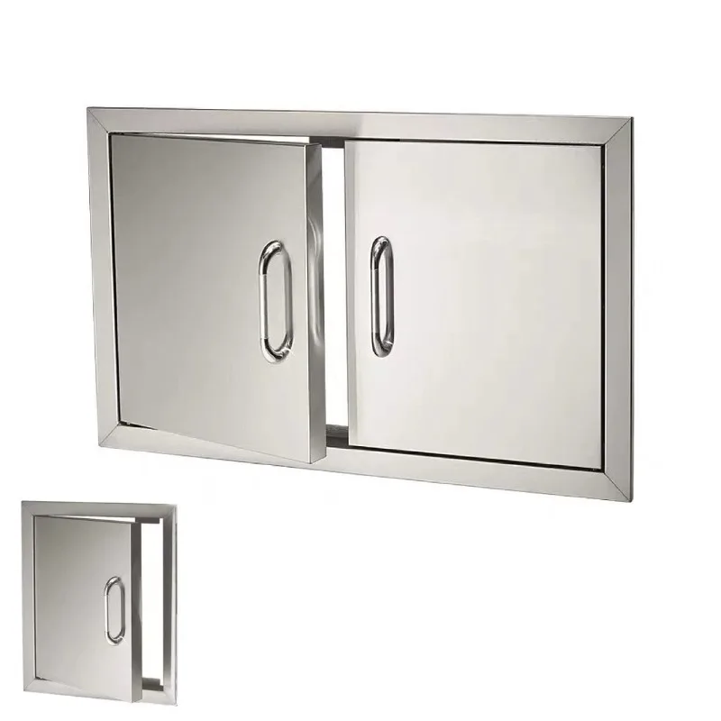 Manufacturer Supplier with embedded mounting cabinet door, with removable handle, stainless steel cabinet door