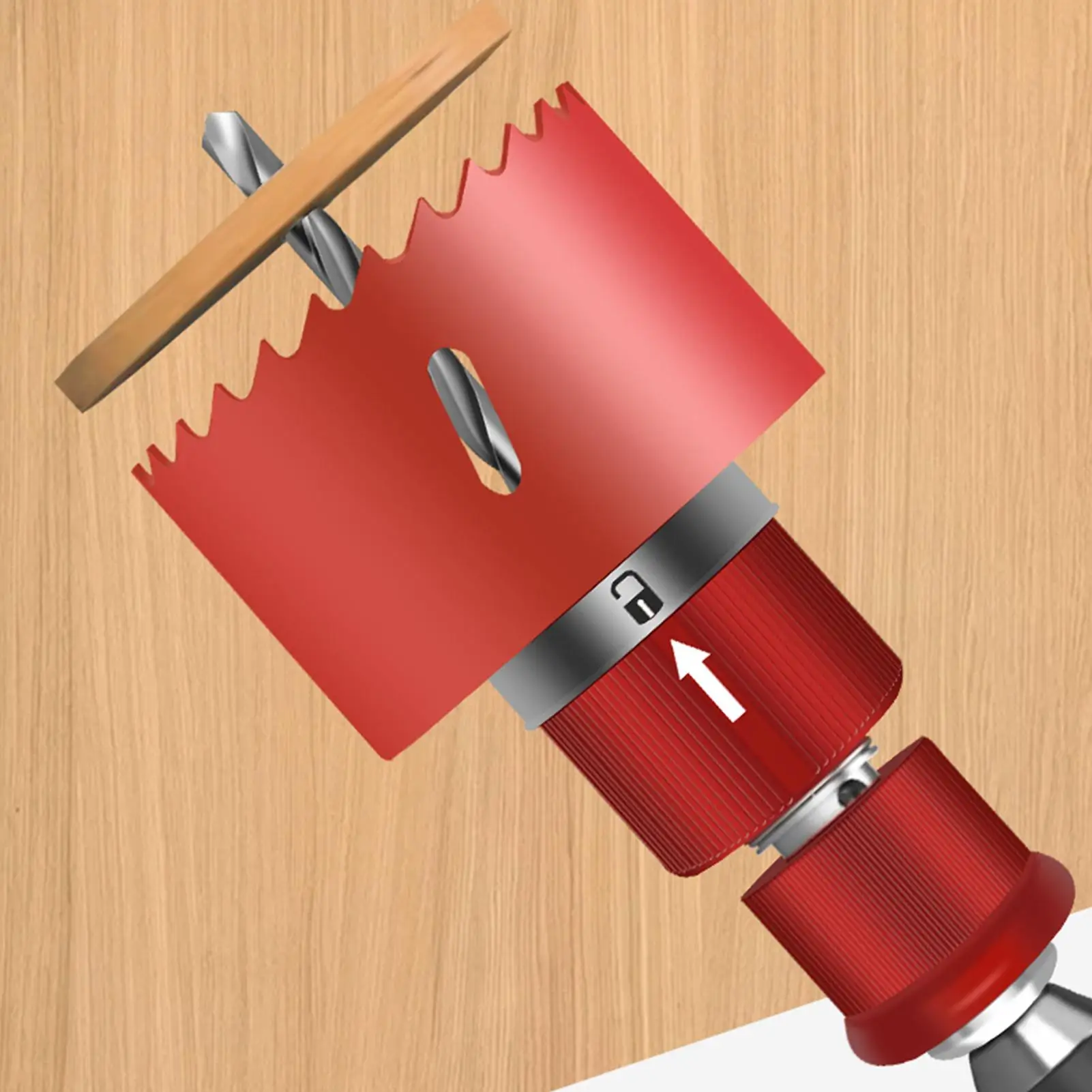 

Coring Hole Opener Hex Shank Rapid Coring Hole Cutter Carbon Steel Quick Cores Opener For Iron Plasterboard Gypsum Boards