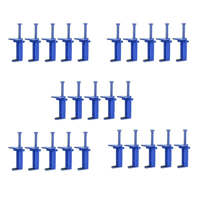

LLCS-25PCS Liner Wall Builder Building Wire Frame Brick Liner Runner Wire Drawer Bricklaying Tool Fixer Blue