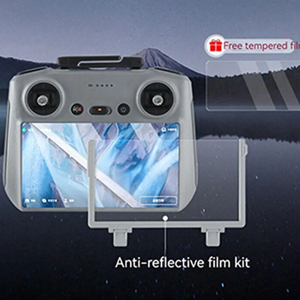 1pc For Dji Mini4pro Rc2 Film Remote Control Tempered Glass Protector For Dji Pro RC 2 Display Screen Protective Film Accessorie