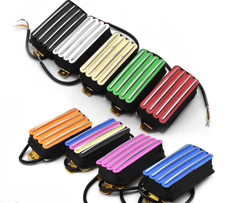 4-track Double-coil Electric Guitar Pickup, Four-core Wire, Can Be Cut Into Single