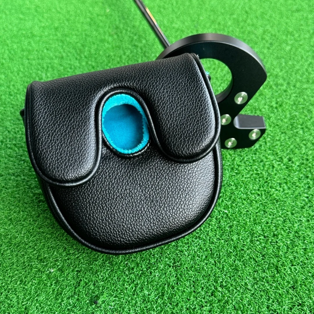 For DF3 Center Shaft Mallet Putter Covers Putter PU Leather Headcover Magnetic Closure  Golf Club Covers Mallet Putter Covers view 6