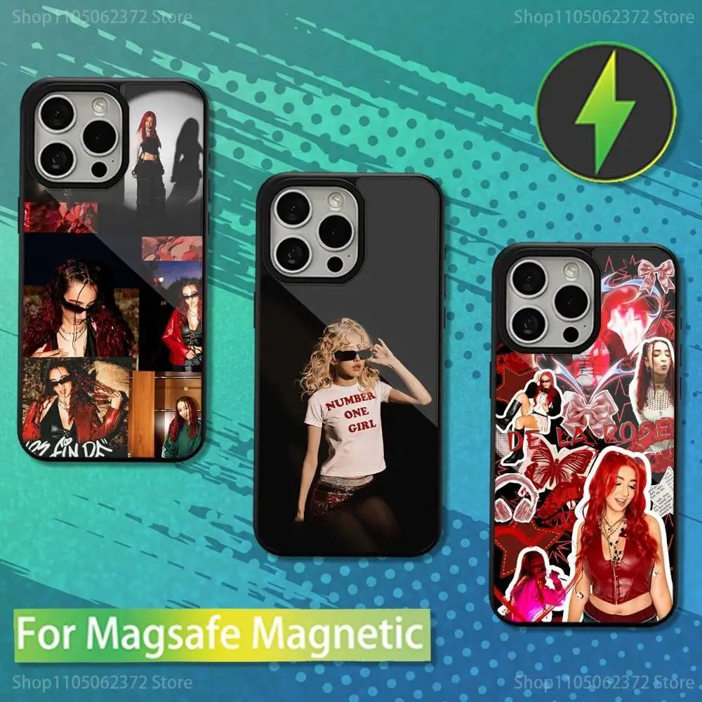 

Singer D-De La R-Rose Hot Phone Case For iPhone 16,15,14,13,12,11,Pro,Max,Plus,Mini,Magsafe,Magnetic Wireless Charging Case