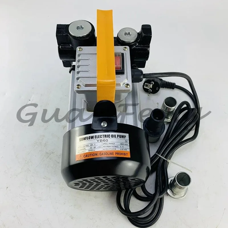 220V AC Fuel Oil Transfer Portable Diesel Gear Pump Electric Oil Refueling Pumps