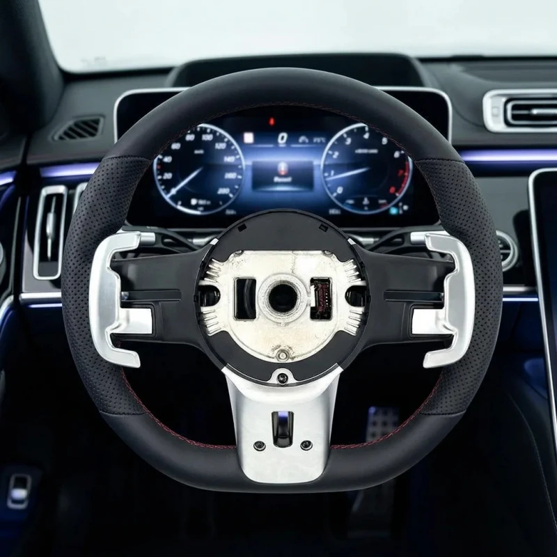 

Full Leather Sports Dragonfly Steering Wheel for C/E/GLA/GLC/GLB/GLE/G Class Old Model Upgrade