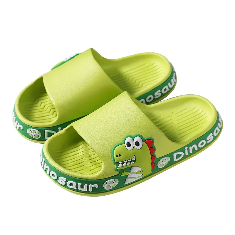 Zapatillas de verano para niños, chanclas de dibujos animados, sandalias antideslizantes para interiores y exteriores, zapatos de fondo suave