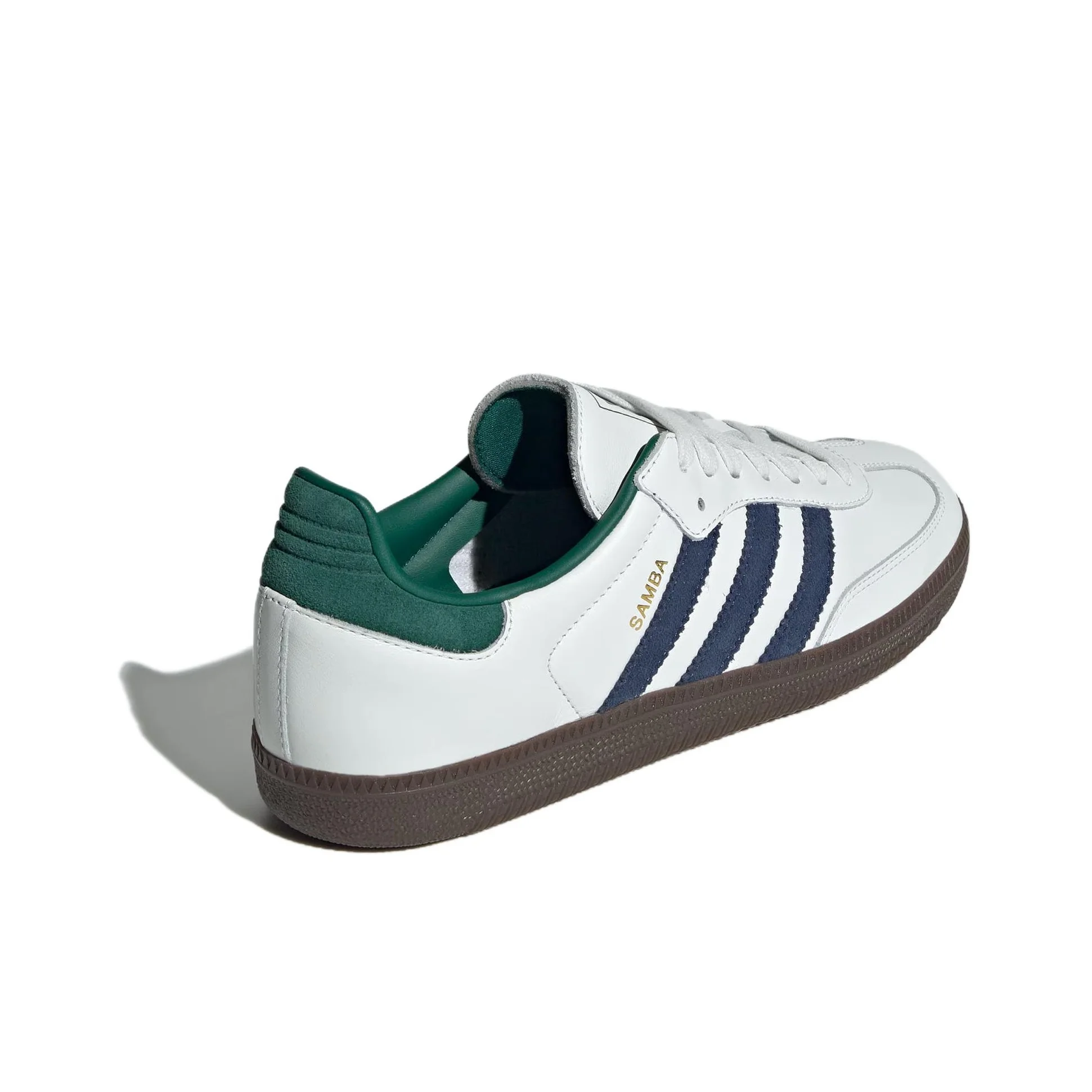 Adidas Official Genuine SAMBA OG Low Top Skateboard Shoes Unisex White IH4882 Suede Leather Gum Sole Retro Sneakers