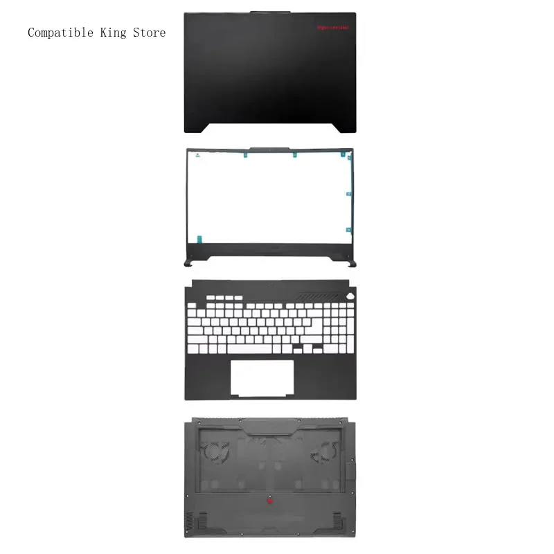 P LCD Back Cover Front Bezel For ASUS TUF Air FX517 FX517Z FX517ZC FX517ZE FX517ZM FA517 Palmrest Upper Lower Bottom Case