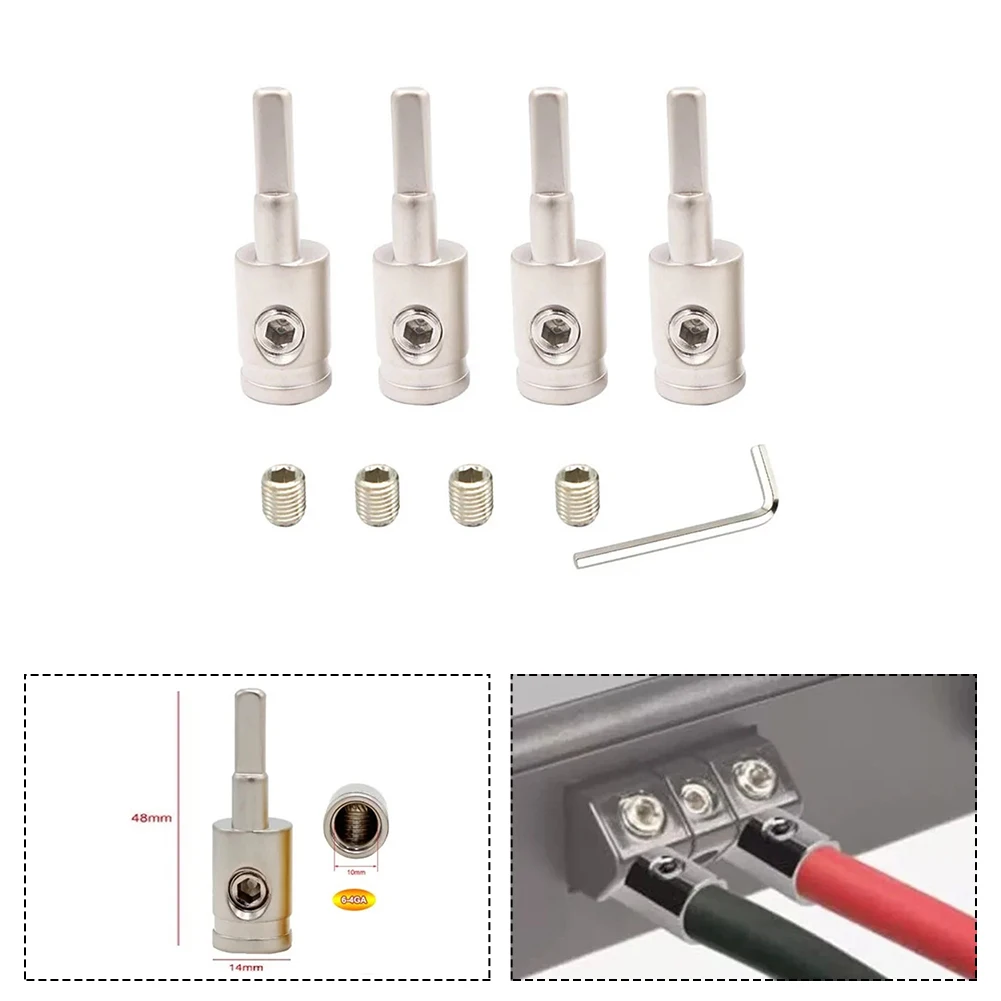 Automotive Audio Wiring 4GA Car Audio Terminal Car Audio Upgrade Robust Functionality Vehicle Power Supply Block