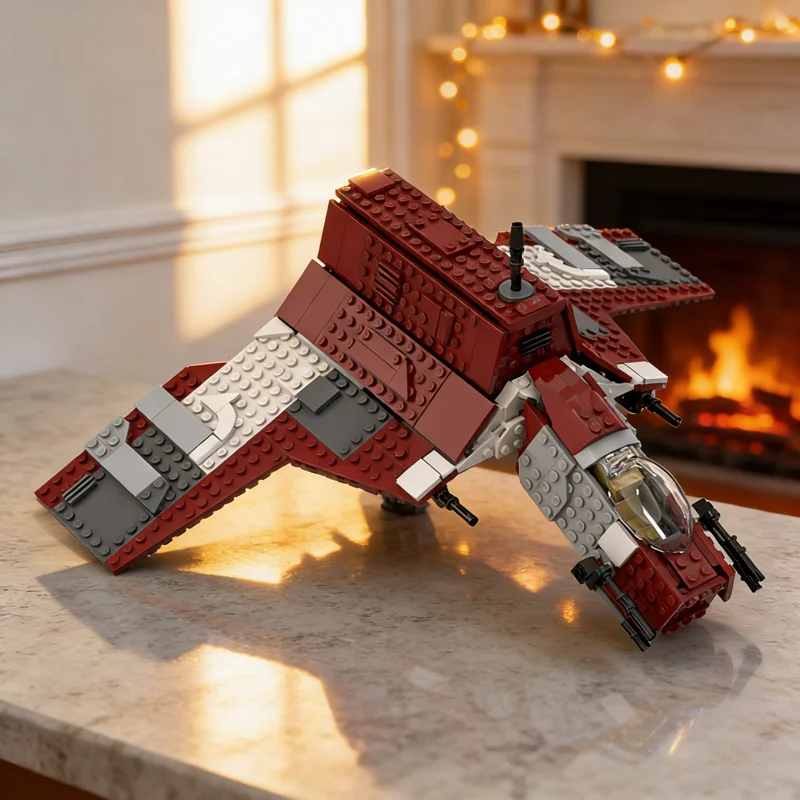 

469 шт. MOC альтернативная сборка Republic Attack Shuttle Star Battle Model игрушки Рождественский подарок строительные блоки архитектурная идея кирпич