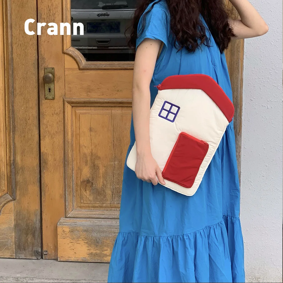 

Crann Original Cloud House Cotton Filled Laptop Bag iPad Notebook Inner Bag Versatile Inch Casual Chic Nylon Handbag