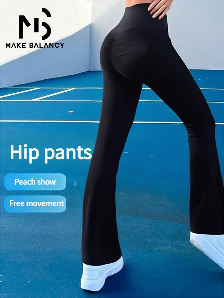 بنطال ضيق نسائي عالي الخصر لرفع المؤخرة مع جيوب. مسامي ومقاوم للقرفصاء لصالة الألعاب الرياضية واليوجا والجري K0020 #1