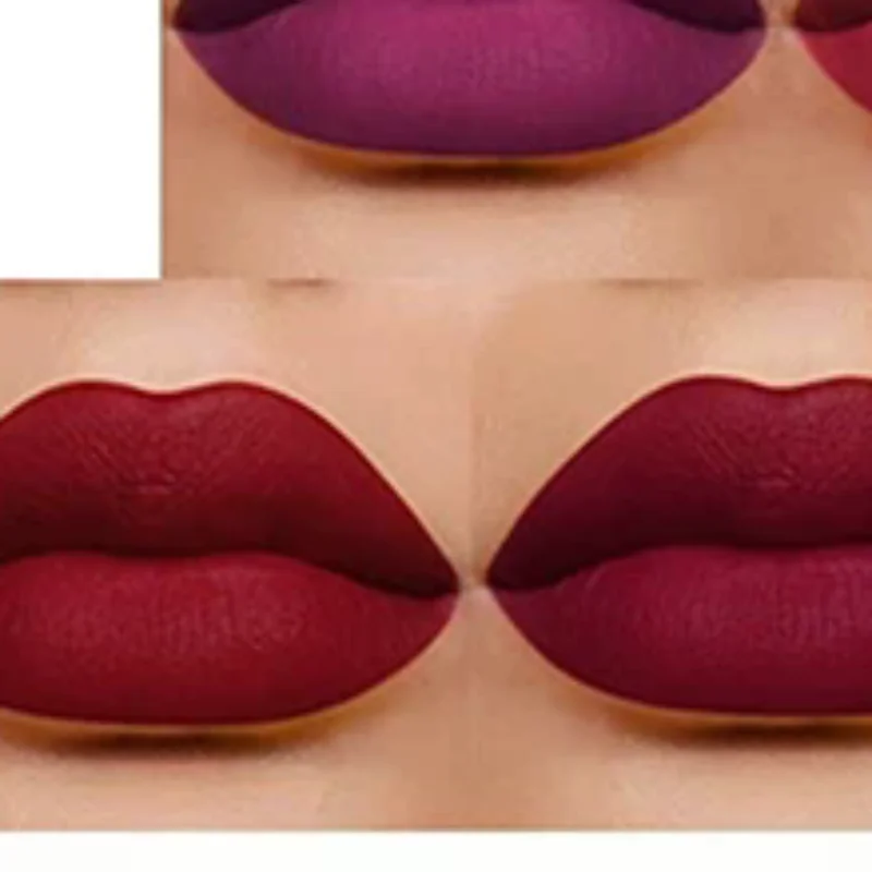 19 色マットベルベットリップグレーズ防水長期持続色褪せしにくいリップグロス口紅防水メイクアップ化粧品ツール