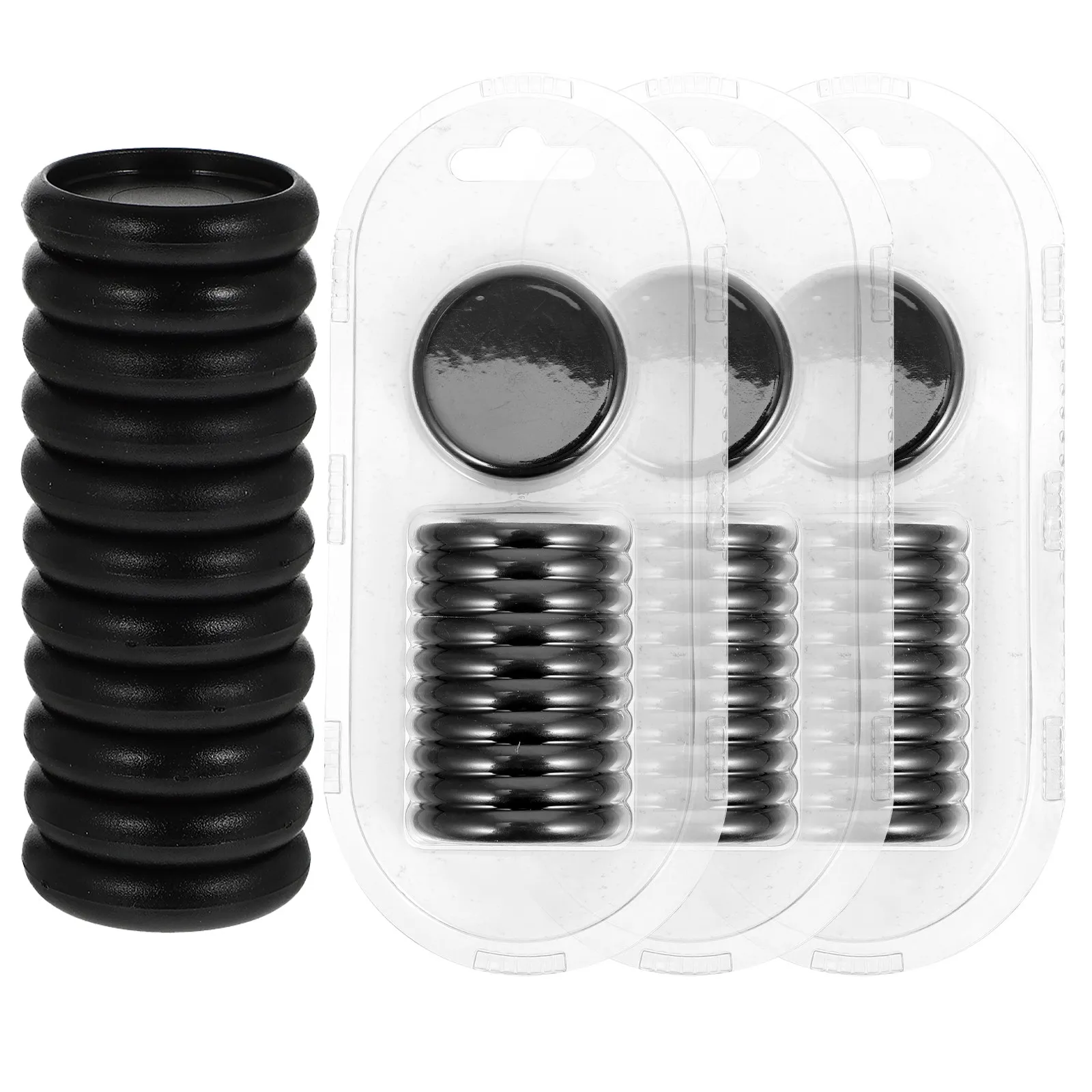 44Pcs Smooth Edge Plastic Discbound Expansion Discs for DIY Notepads Planners Loose Leaf Binder Rings Home Office School Use