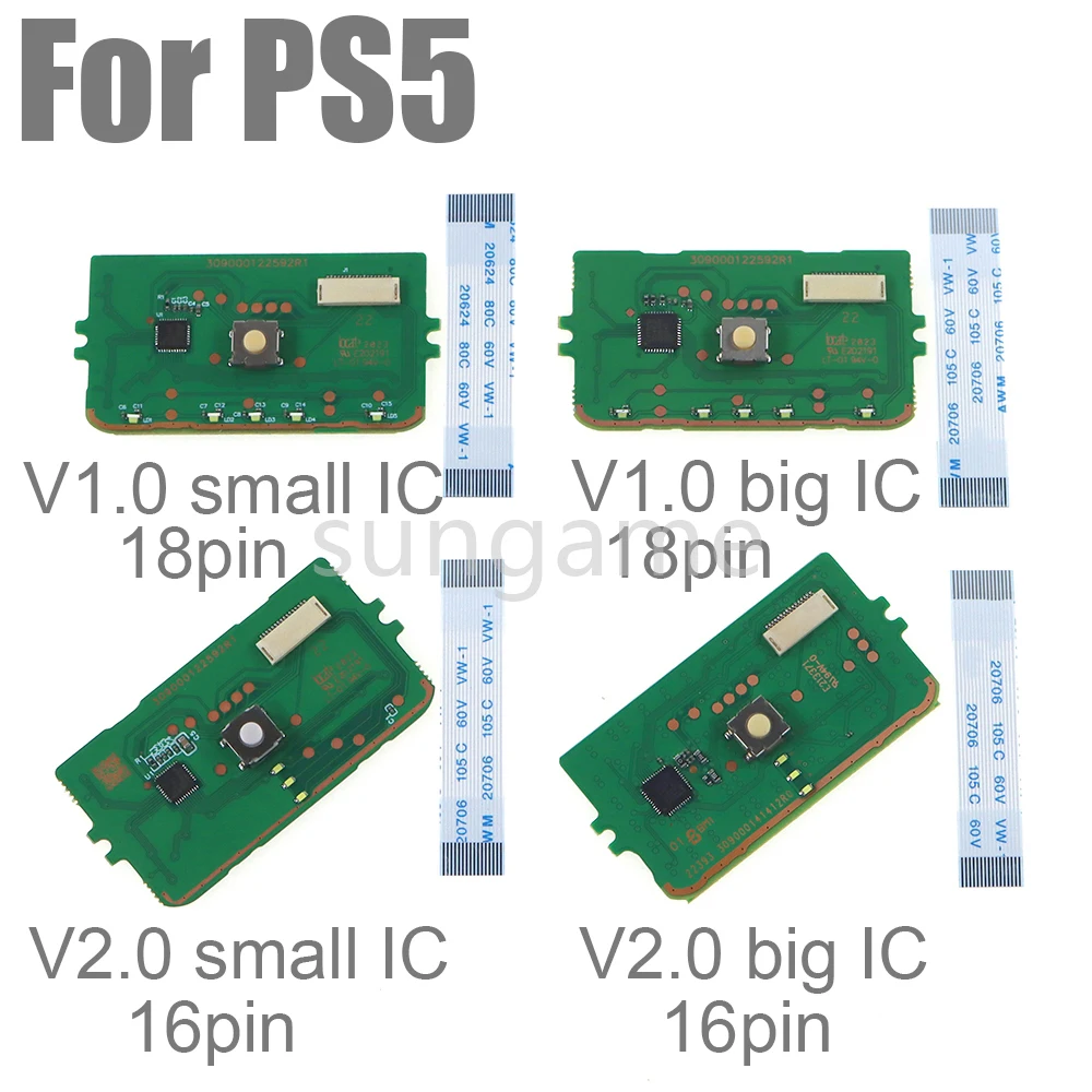 1set Replacement For PS5 BDM-010 BDM-020 Controller Touchpad For PS5 Handle V1 V2 Big Small IC Touch Pad Board