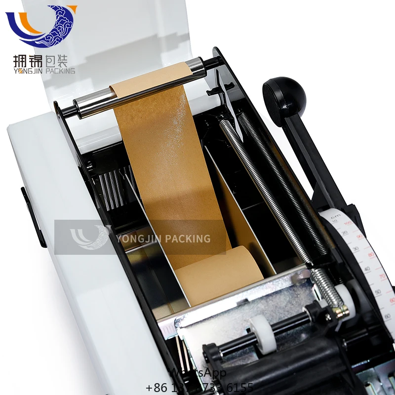 

Heavy-Duty Semi-Auto Water ActivatedPaper Tape Dispenser For Carton Sealing Water-Activated Packaging