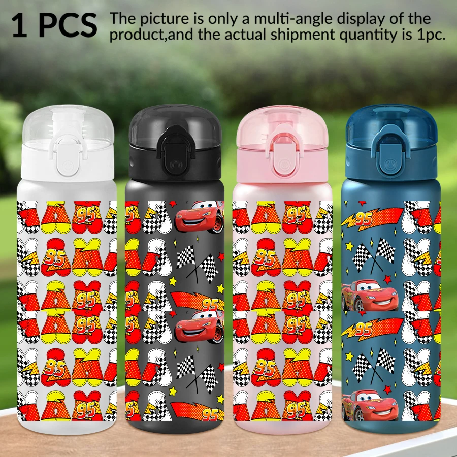 

1Pc Disney Lightning McQueen/racing Car/patterned 26oz Plastic Water Bottle Sports Cup As A Birthday/back-to-school Gift