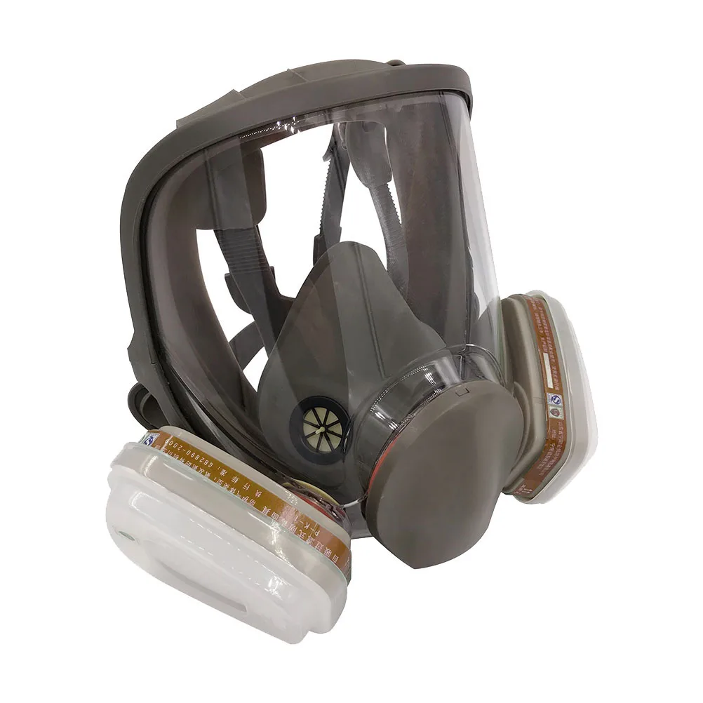 

Gas Mask Professional Facial Protection Paint Pvc Full Face Breathable Protective Cover