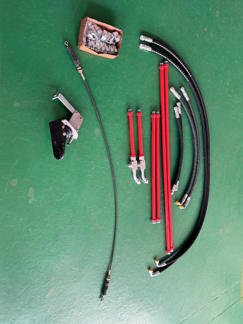 KX155 Bagger Hilfshammer Rohrleitung Minibagger Hydraulikhammer Pipeline Kit