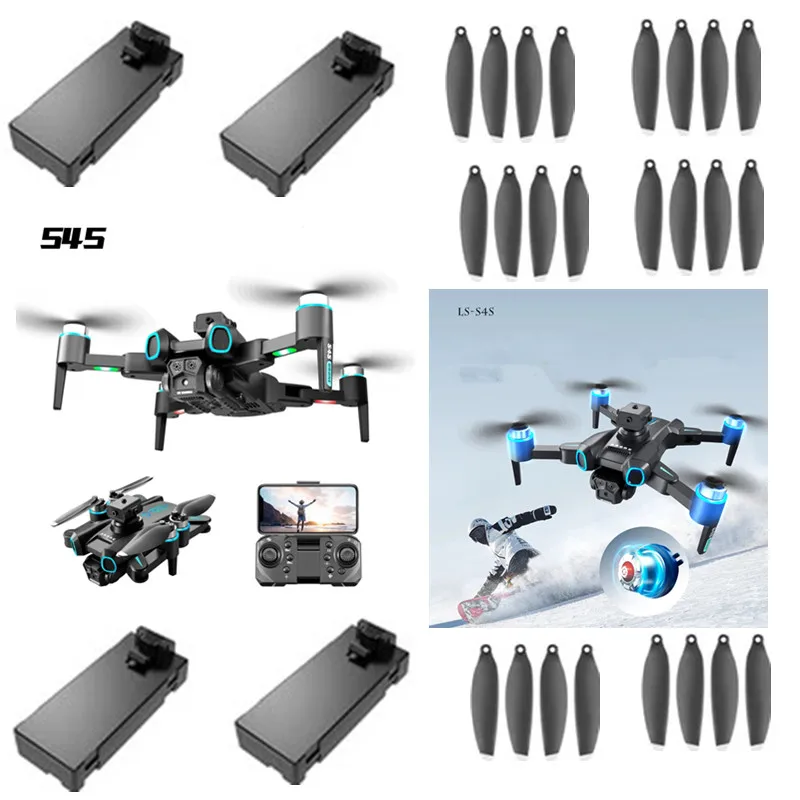 LS-S4S Drone Battery Spare Parts 3.7V 1800Mah /Propeller/USB line LSRC S4S Drone Battery S4S RC Dron Battery LS-S4S Toys Blades