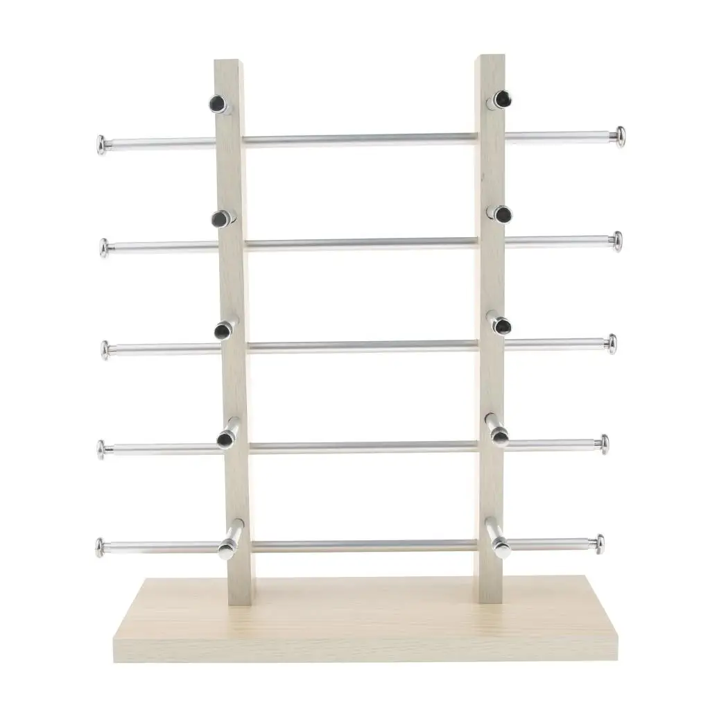Wooden Eyewear Display Stand Organizer Sunglasses Holder Rack Eyeglasses Storage Box for Glasses Shop Decor