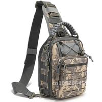 Tactical Shoulder Daypack Hunting Bag 1000D Outdoor Military Pack Sling Hiking Bag Cycling Crossbody Backpack Compact