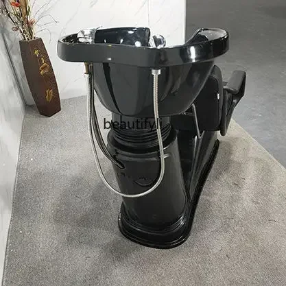 

smt7486 Hair Salon for Hair Salon Sitting Half Sitting Half Lying Hair-Washing Chair Head Therapy Bed Chair Flushing Hair-Washin