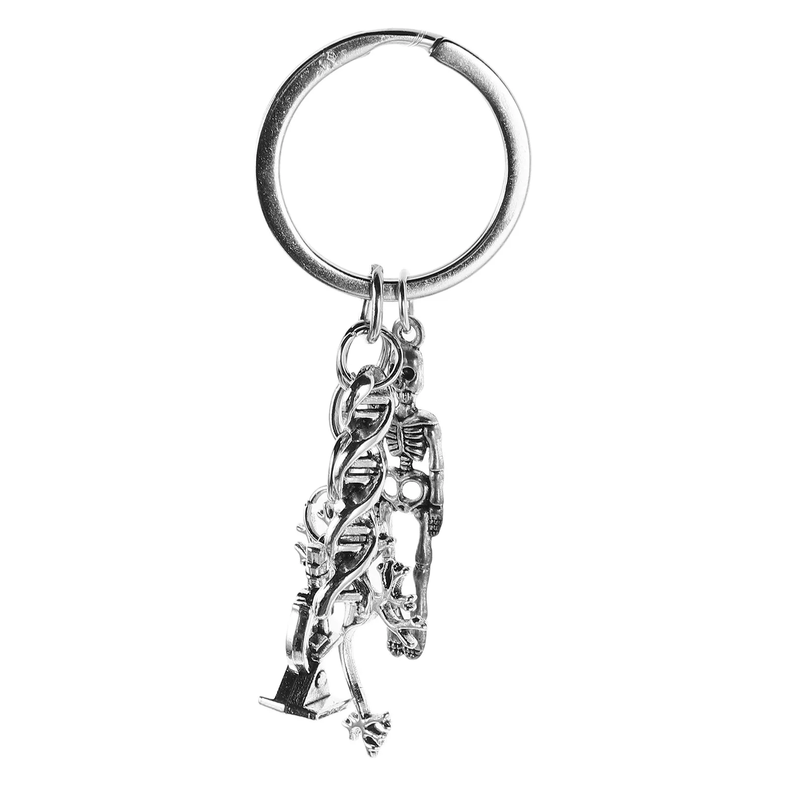 Academic Keychain Ornament Biology Keychain Dna Microscope Design Teacher Student Gift Graduation Present