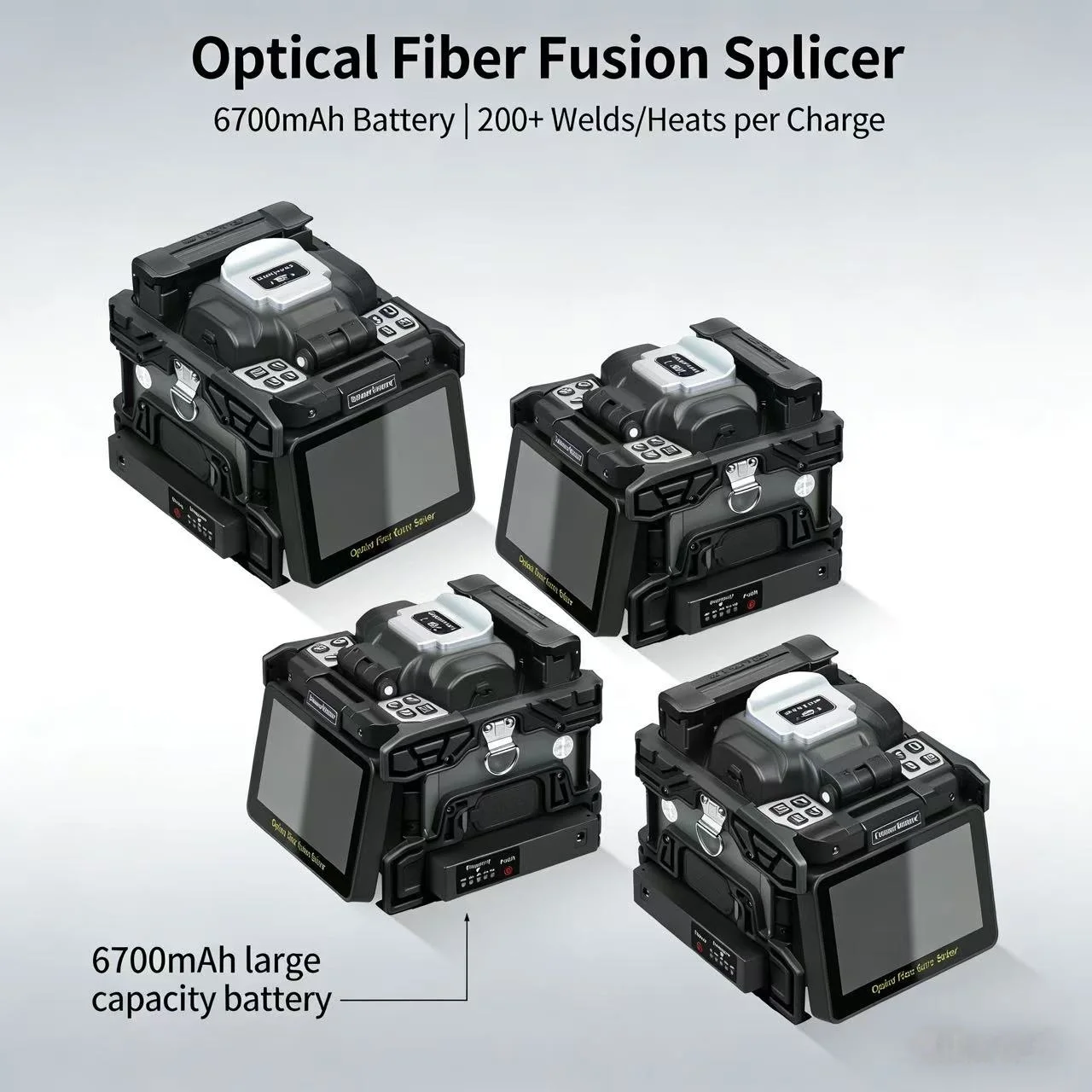 L-90C Fiber fusion splicer machine 10 languages with touch screen 6 Motors OPM VFL tool kits