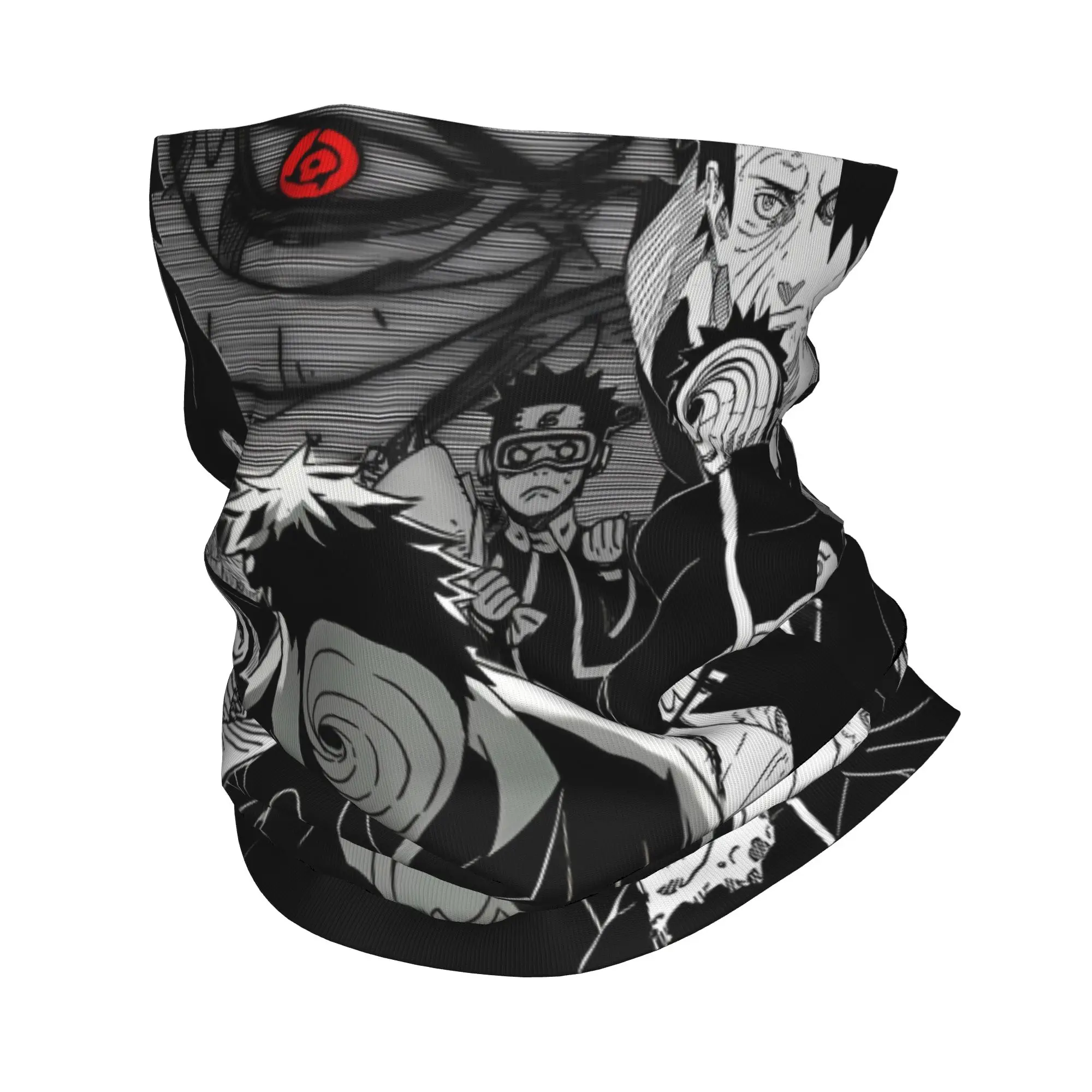 Custom U-Uchihaes Sasuke Hot Comic Bandana Neck Gaiter for Hiking Running Women Men Wrap Scarf Hot Balaclava Warmer