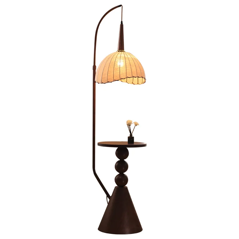 

French antique living room floor lamp rack integrated retro fishing lamp bedroom bedside atmosphere lamp