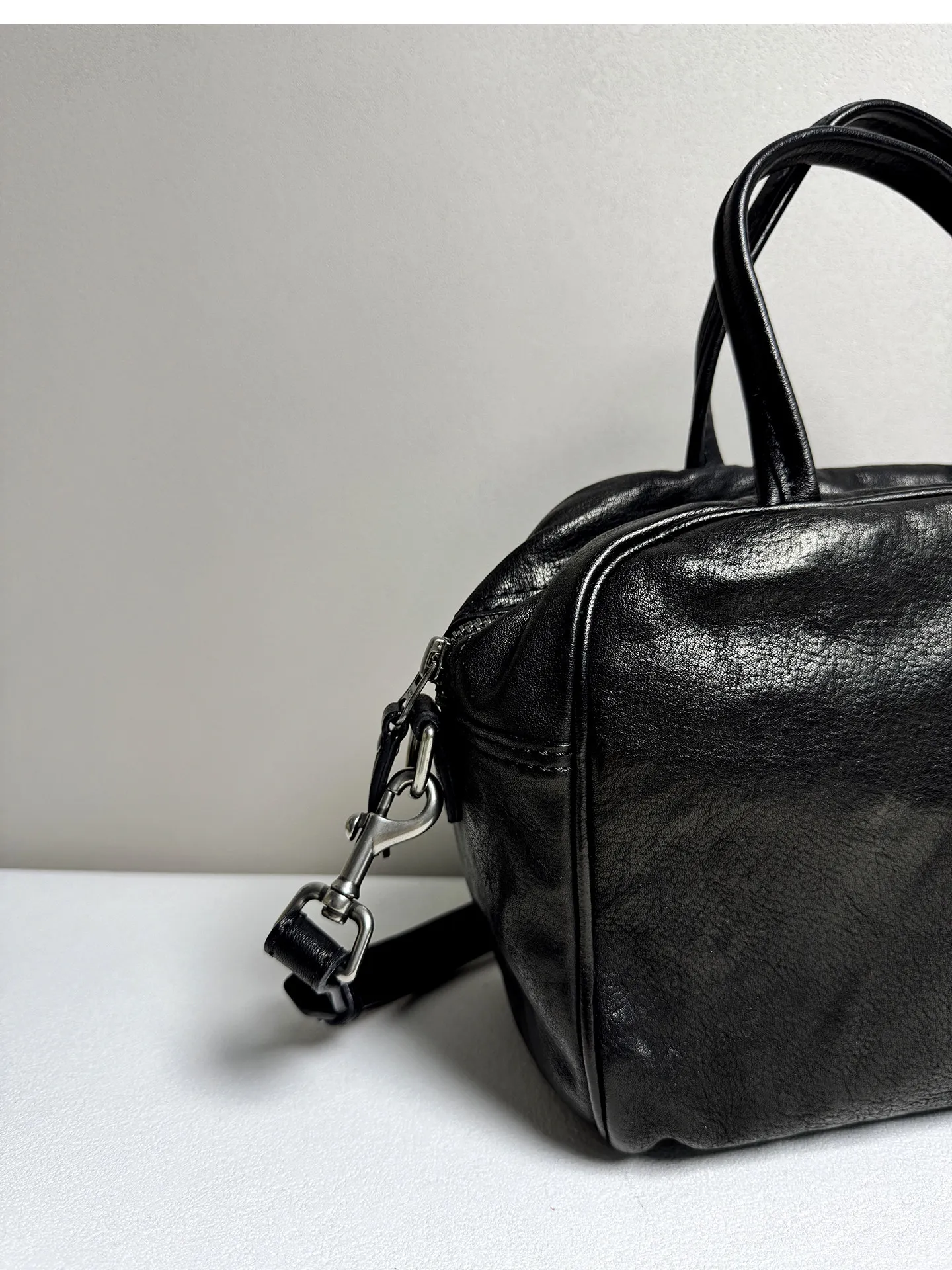 PNDME einfache, modische, hochwertige Damenhandtasche aus Rindsleder der ersten Schicht, Outdoor-Party-Luxus-Umhängetasche aus weichem Echtleder – Detail 23