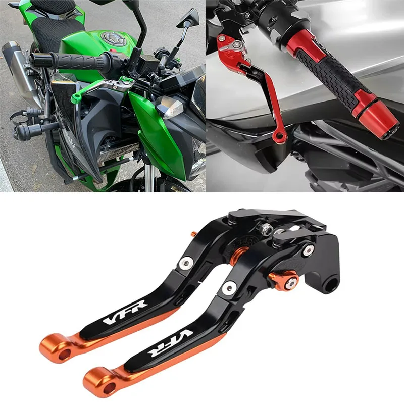 

Folding Brake Clutch Levers For VFR 800F/X VFR800 F/VTEC VFR1200X VFR800X Motorcycle CNC Handles Extendable Adjustable