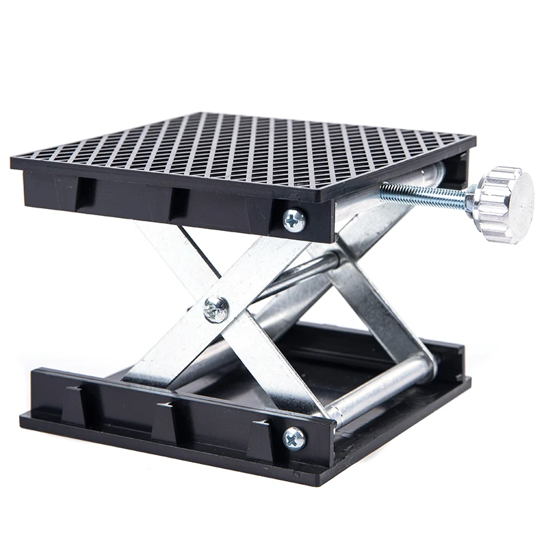 Aluminum Router Lift Table Woodworking Engraving Spirit Level lifting platform Stand Tool For Physical Chemical Equipment