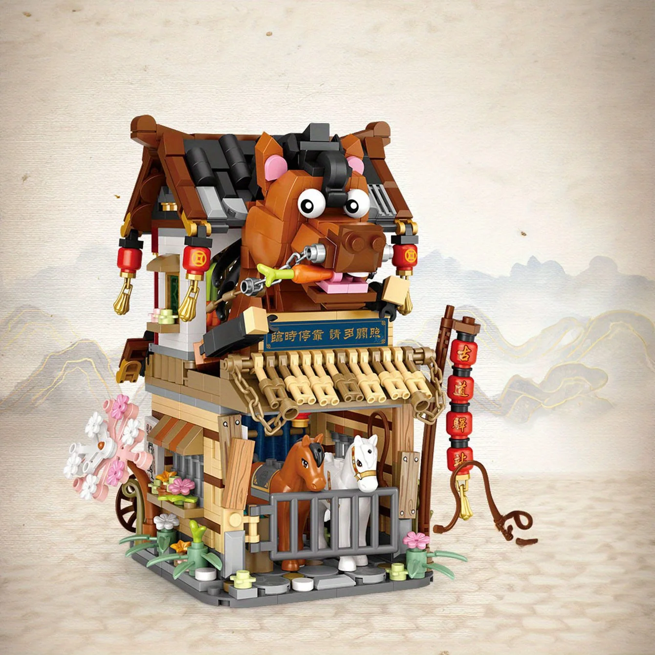 السنة الصينية الجديدة اللبنات الصغيرة ، محطة البريد الصينية القديمة ، متجر البقالة #3