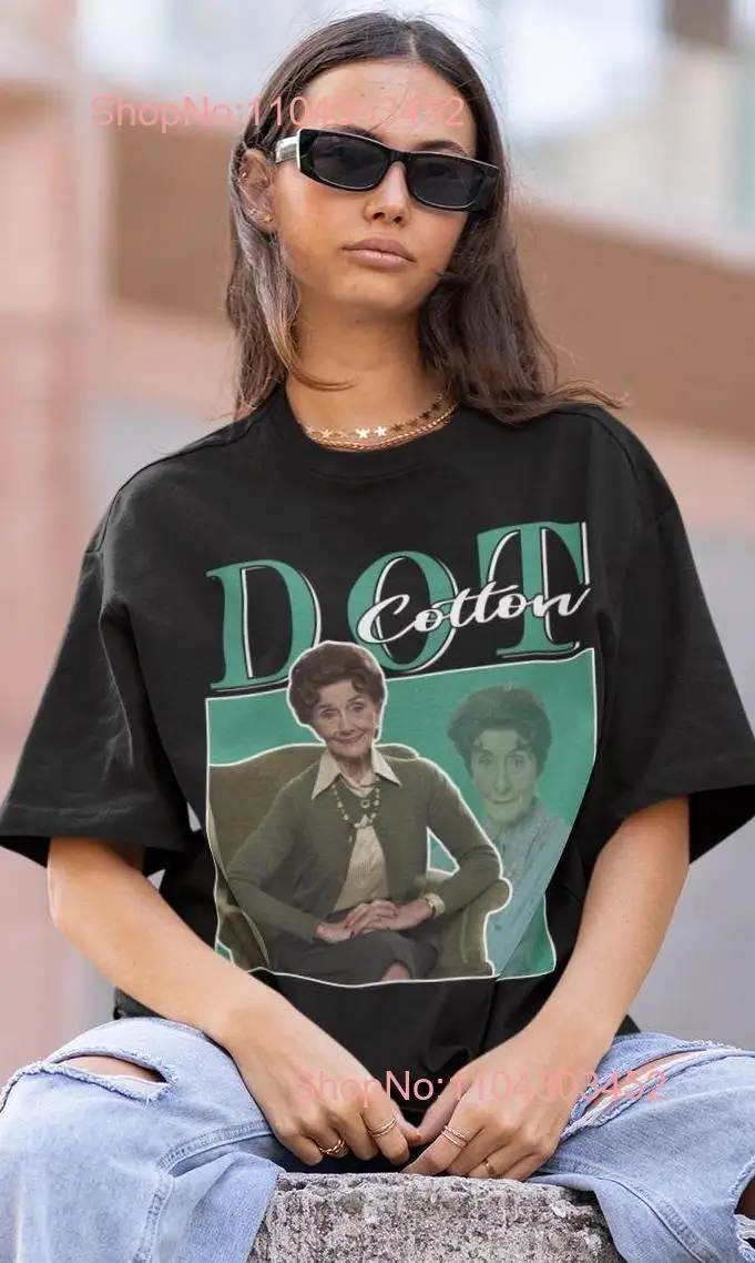 Dot Cotton Eastenders 90 s Vintage T Shirt long or short sleeves