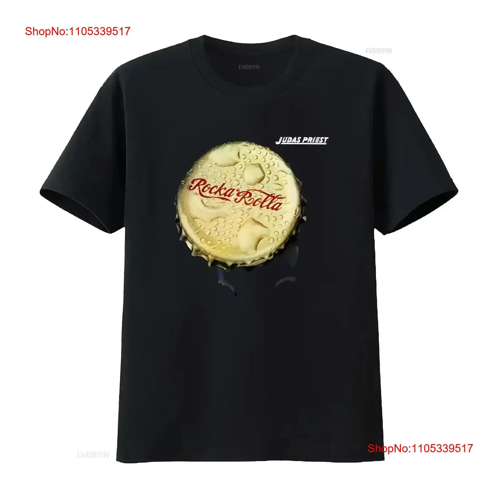 Cotton T shirt Judas Priest Rocka Rolla Ian Hill Rob Halford Glenn Tipton vintage Washed fashion designer clothes vintage