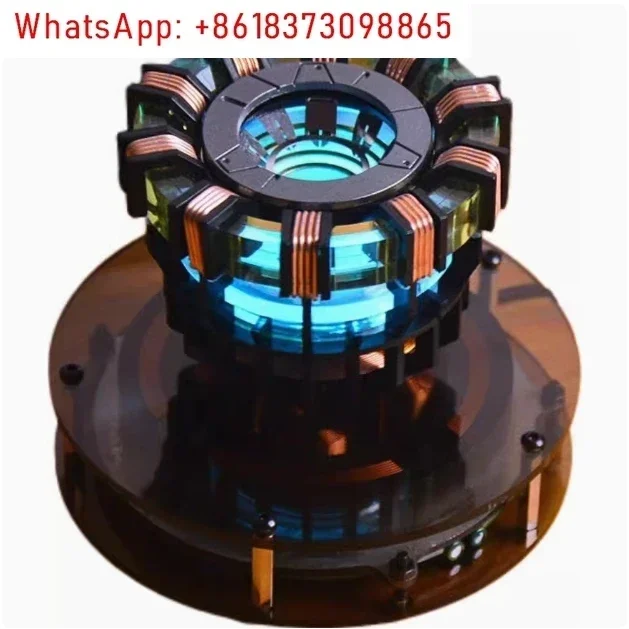 Реактор Iron Man Maglev, украшение ручной работы, офисный рабочий стол, креативная черная технология, мужской подарок на день рождения