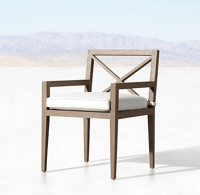 Outdoor Furniture  Patio  Teak Dinning Table and Chairs Home Living Room Wood Dining Set