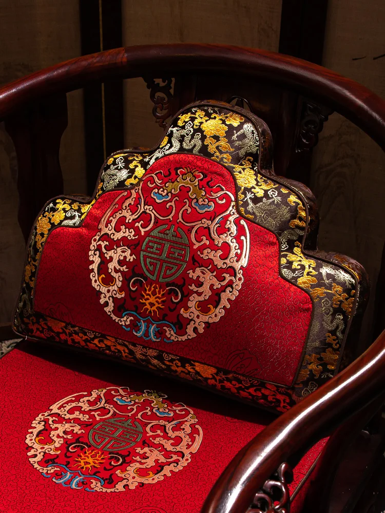 

Новая подушка-облако в китайском стиле для дивана, офисного кресла, подголовника кровати, эргономичная подушка для поясничной поддержки