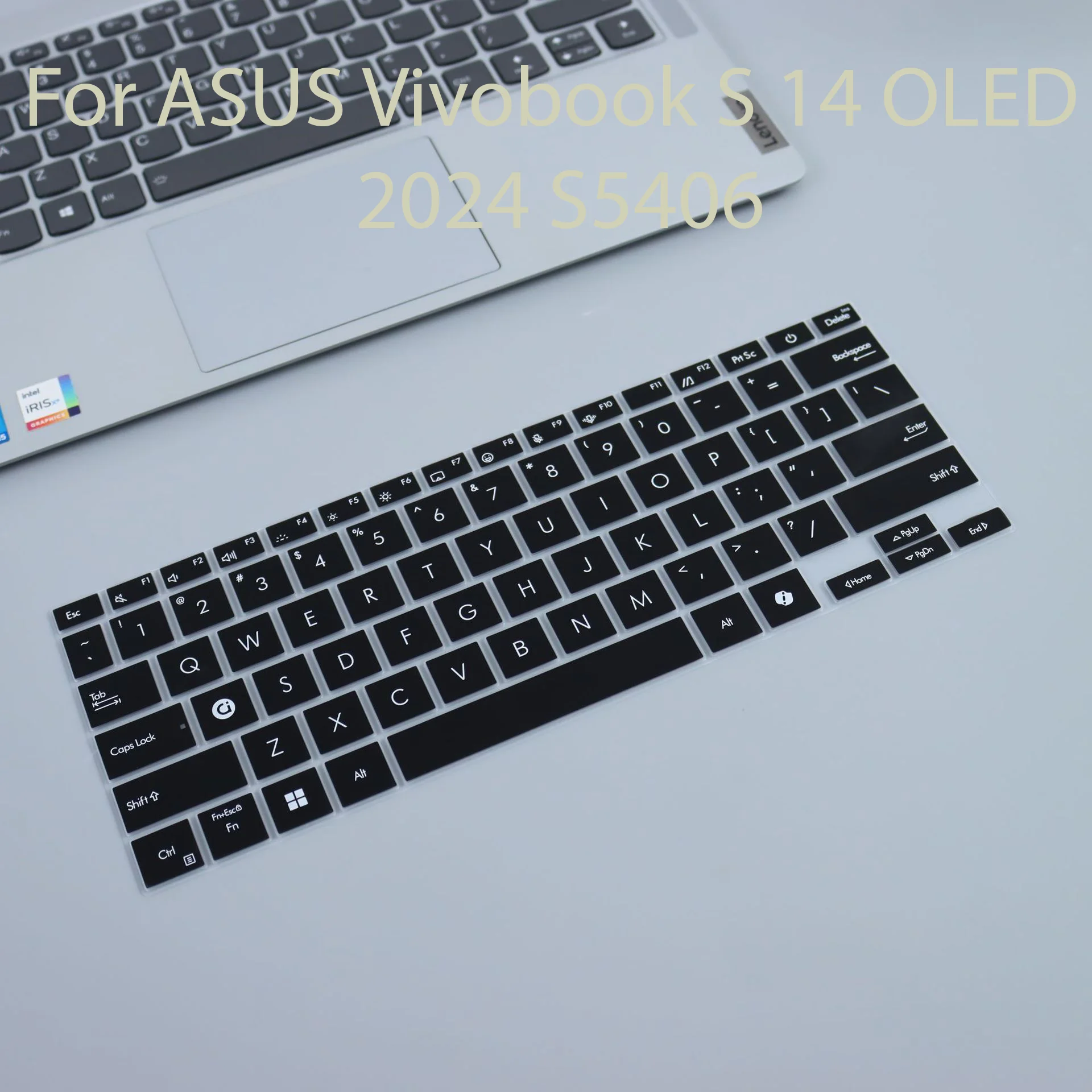 For ASUS Vivobook S14 OLED 2024 M5406W, D5406W, Y5406CW S5406M, K5406M, V5406M, P5406CM M S 5406 14'' Laptop Keyboard Cover Skin