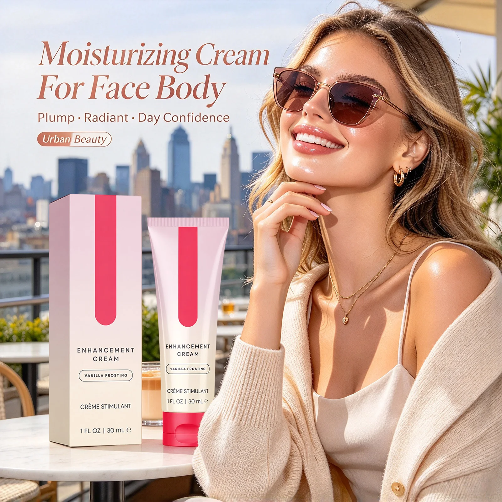 Moisturizing Cream For Face Body Ease Skin Tightness Improve Rough Skin Fast Absorbing Smooth Brightening Rejuvenate Skin 30ml