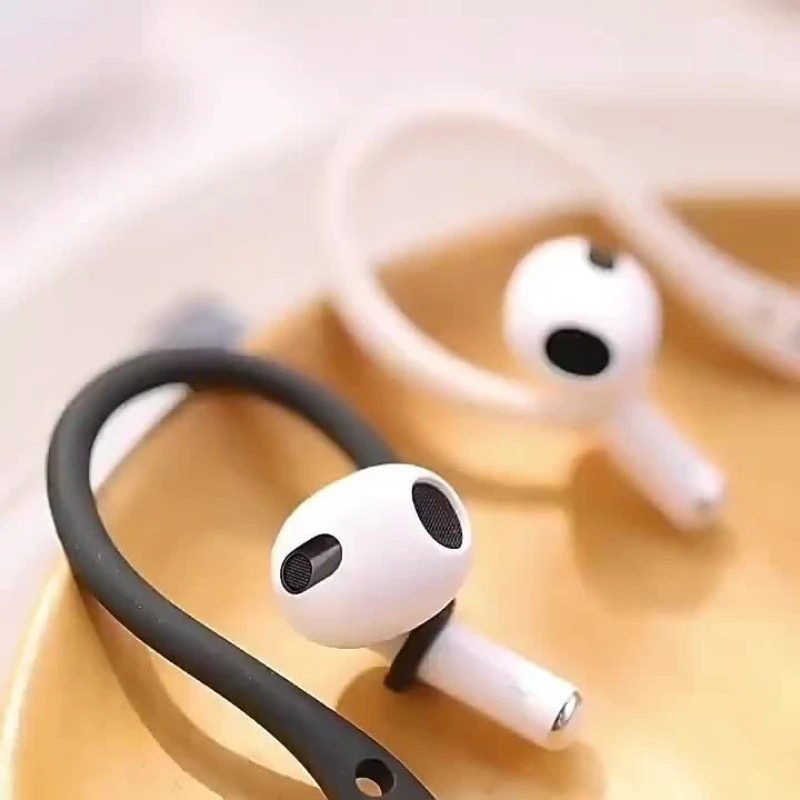 Silicone Ear Hooks For Apple AirPods Pro 2 Accessories Anti-fall Bluetooth Earphone Holder For Airpods 1 2 3 Pro Sports Earhooks