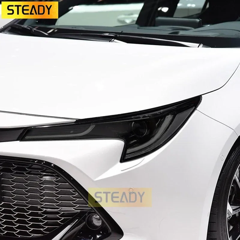 

Защитная пленка для фар автомобиля, прозрачная черная наклейка из ТПУ для Toyota Corolla E210 2019 2020 NMS 2014-2018, аксессуары