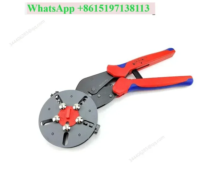 Crimping pliers 973302 with multi-die turntable crimping pliers